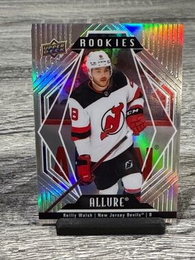 NHL | 2022-23 UD Allure (Rookies) #146: New Jersey Devils: Reilly Walsh - Card